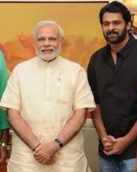 Prabhas, lead actor, Bahubali, calling on the Prime Minister, Shri Narendra Modi,