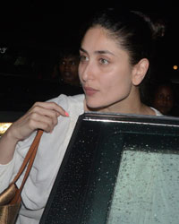 Karena Kapoor and Saif Ali Khan at Pali Bhawan restaurant, Bandra