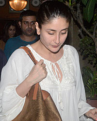 Kareena Kapoor at Pali Bhawan restaurant, Bandra