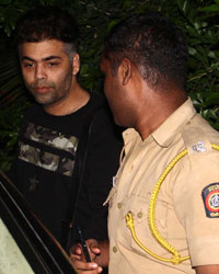 Karan Johar snapped and Manish Malhotra's house