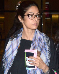 Sridevi and Jhanvi Kapoor snapped at airport