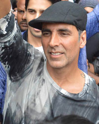 Akshay Kumar Malhotra during a promotional event of 'Brothers' at a college in Mumbai