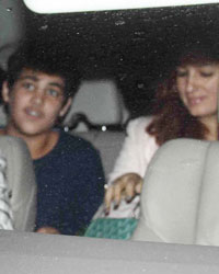 Akshay Kumar, Twinkle and Son Spotted at juhu Pvr