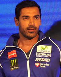 John Abraham at launch of the YZF-R3 sports model, at Buddh International Circuit, in Noida