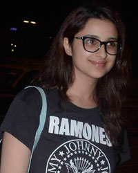 Parineeti Chopra at international Airport