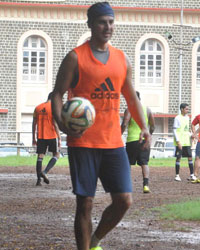 Dino Morea Playing Football