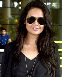 Esha Gupta’s snapped at domestic airport Mumbai