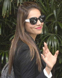 Bipasha Basu snapped at Domestic Airport