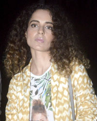 Kangana Ranaut snapped at Domestic Airport Mumbai