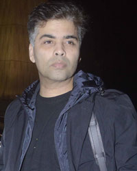 Karan Johar snapped at Mumbai airport