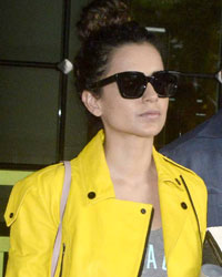 Kangana Ranaut were snapped at the international airport