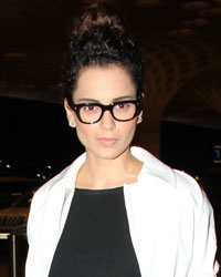 Kangana Ranaut snapped at Mumbai international airport