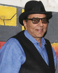 Actor Dharmendra at the opening of GARAM DHARAM restaurant , in New Delhi