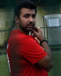 Raj Kundra play football at Cooperage Ground