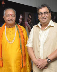 Subhash Ghai and Pandit Hariprasad Chaurasia at the 5th Veda Session Whistling Woods International