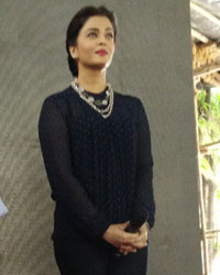 Aishwarya Rai Bachchan along with director Sanjay Gupta interacts with the youth at Mithibai College