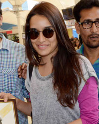 Shradha Kapoor snapped at Domestic Airport