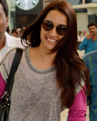 Shradha Kapoor snapped at Domestic Airport