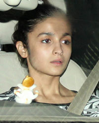 Alia Bhatt Visits Sidharth Malhotra At His Residence