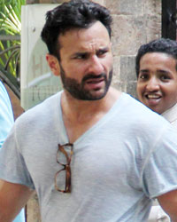 Saif Ali Khan snapped coming out of Gym