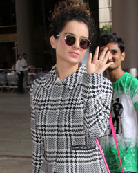 Kangana Ranaut  returns from London