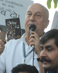 Anupam Kher leads march against 'Intolerance' Protests , in New Delhi