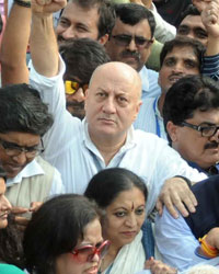 Anupam Kher leads march against 'Intolerance' Protests , in New Delhi