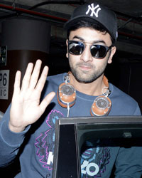 Ranbir Kapoor snapped at Mumbai Domestic Airport yesterday