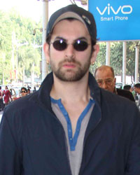 Neil Nitin Mukesh at Domestic Airport