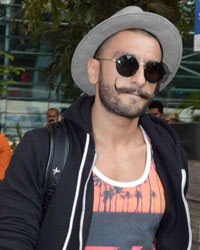 Ranveer Singh at airport