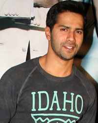 Varun Dhawan watch hollywood movie 'James Bond Spectre' at light box with his family