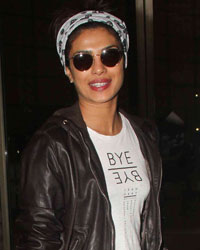 Priyanka Chopra Leaving for Canada at International Airport