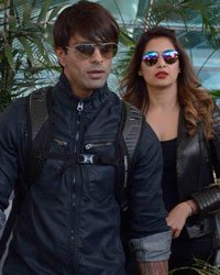 Karan Singh Grover and Bipasha Basu Spotted at Airport