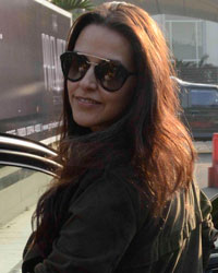 Neha Dhupia at Airport