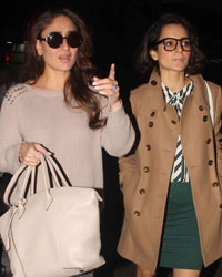 Kareena Kapoor Khan and Kangana Spotted At Airport