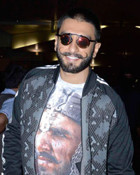 Ranveer Singh Snapped at Domestic Airport