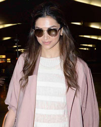 Deepika Padukone Snapped at Domestic Airport