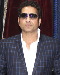 Sachin Tendulkar inaugurated designer Umang and Shraddha Mehta store at Santacruz W