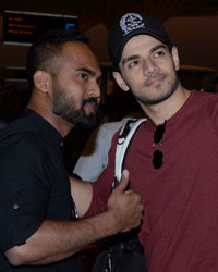 Sooraj Pancholi Snapped at International Airport