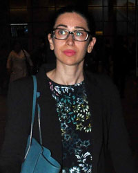 Karisma Kapoor snapped at Mumbai International Airport Mumbai