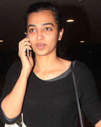 Radhika Apte Snapped at International Airport