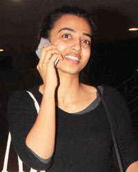 Radhika Apte Snapped at International Airport