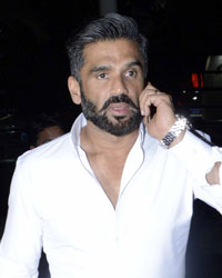 Sunil Shetty spotted at the airport