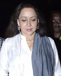 Hema Malini spotted at the airport