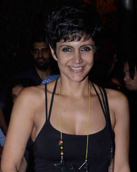 Mandira Bedi at olive bar Mumbai