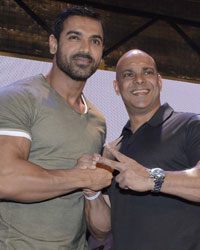 John Abraham attends the Bodypower Expo