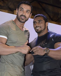 John Abraham attends the Bodypower Expo