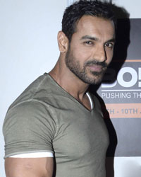 John Abraham attends the Bodypower Expo