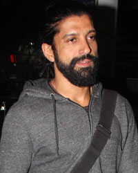 Farhan Akhtar spotted at Mumbai airport