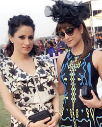 Rouble Nagi and Michelle Poonawala at the Mahalaxmi Race Course